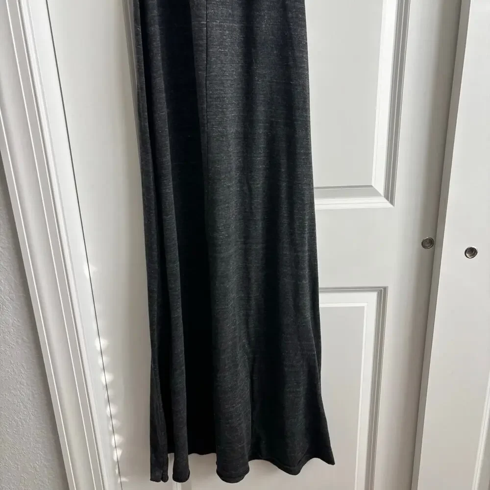 Alternative Earth Women’s Jersey Knit Tank Gray Maxi Dress Sz M Minimalist - Picture 7 of 12
